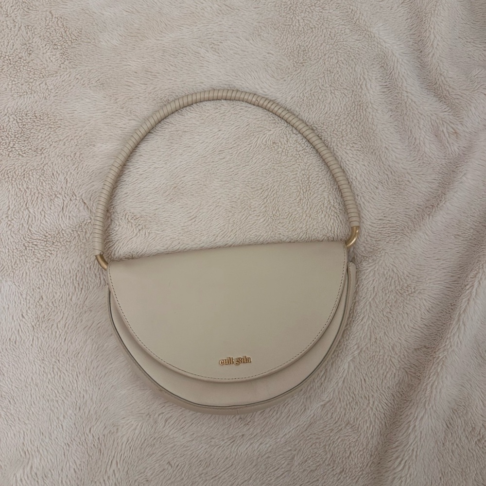 Cult Gaia Leather Shoulder Bag